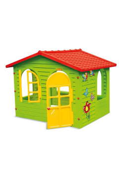 Домик игровой детский c красной крышей XXL